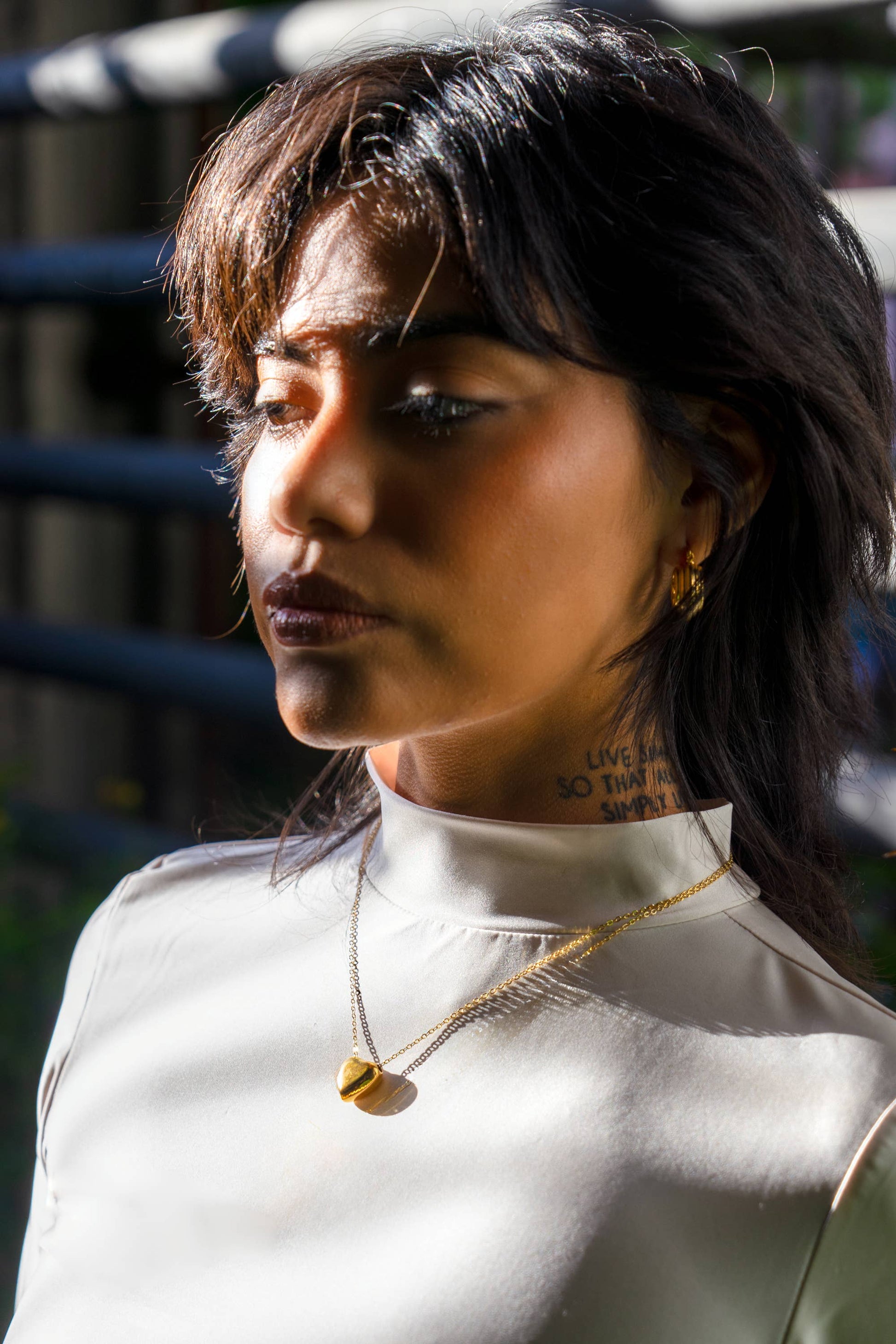 Can't Heartly Wait Mini Necklace