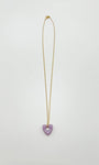 Signature Heart Necklace In Lavender