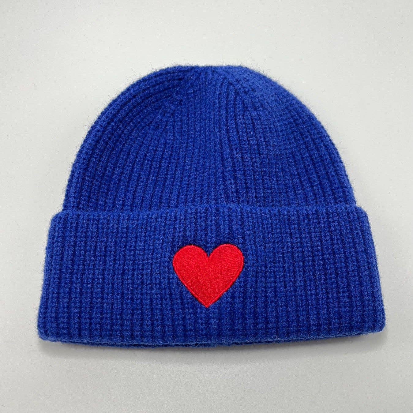 Signature Heart Beanie - Royal Blue