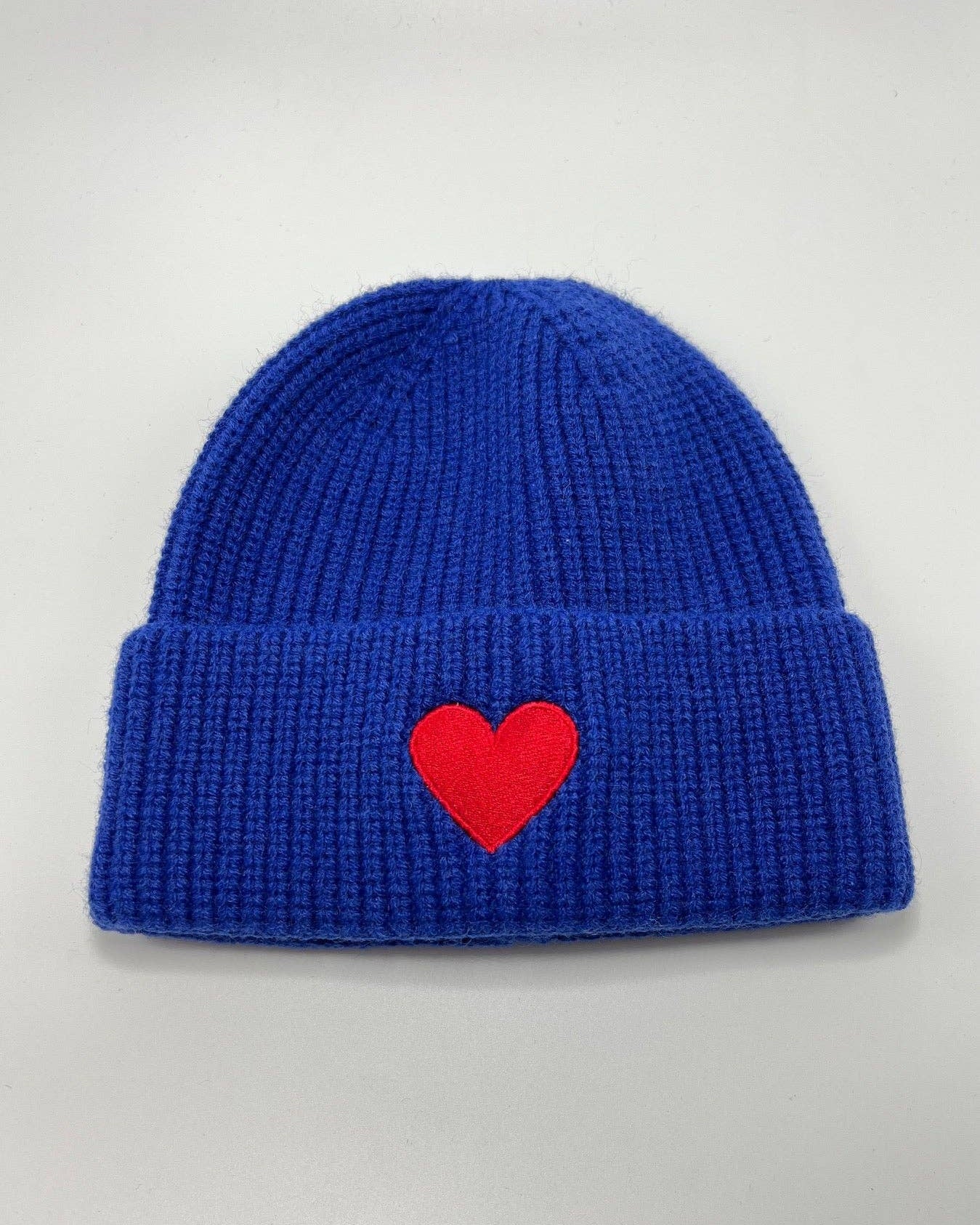Signature Heart Beanie - Royal Blue