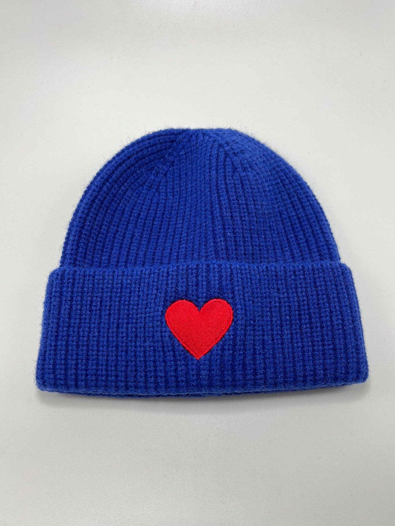 Signature Heart Beanie - Royal Blue