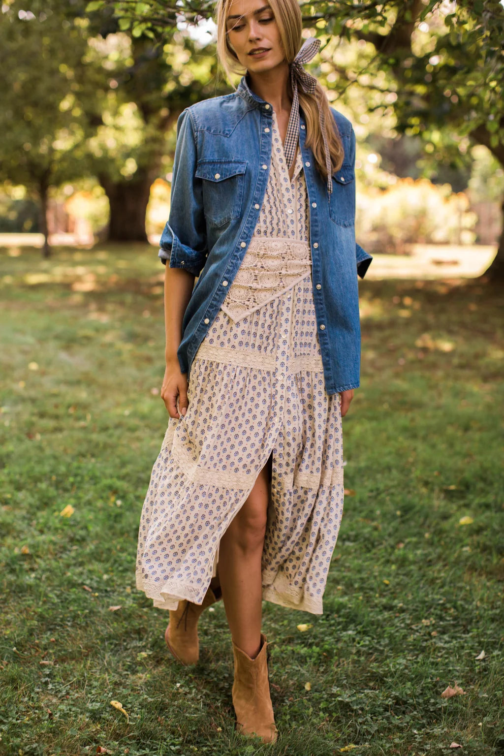 Eve Cotton Midi Dress