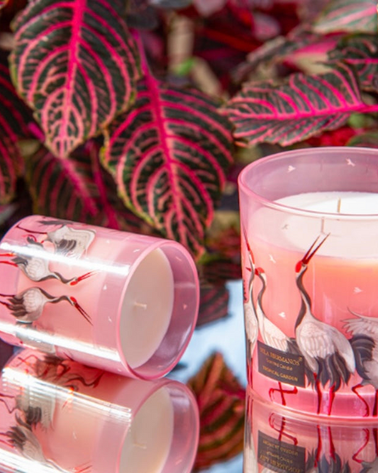 Jungletopia Flamingo Pink Candle -  Small