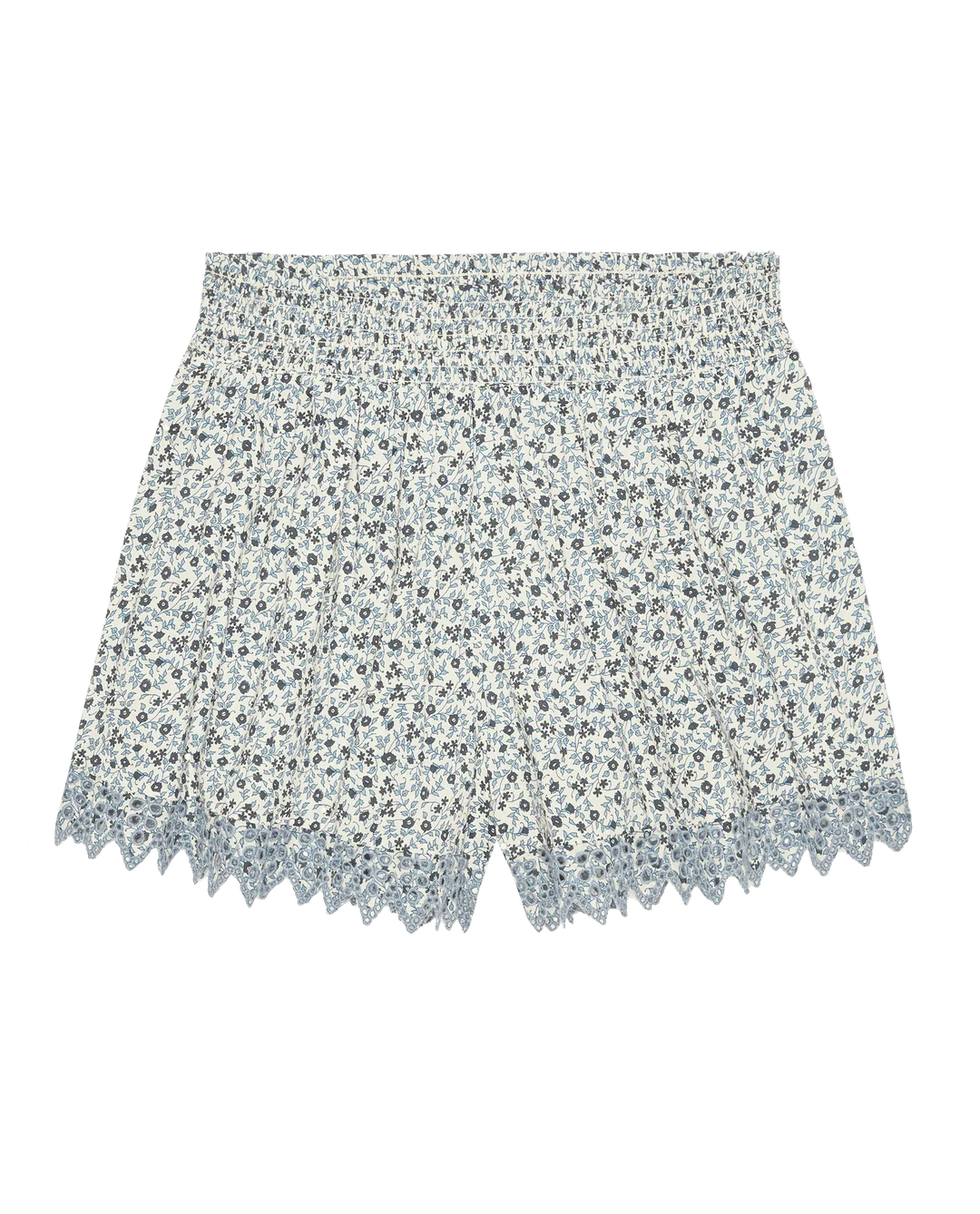 The Smocked Eyelet Sleep Shorts