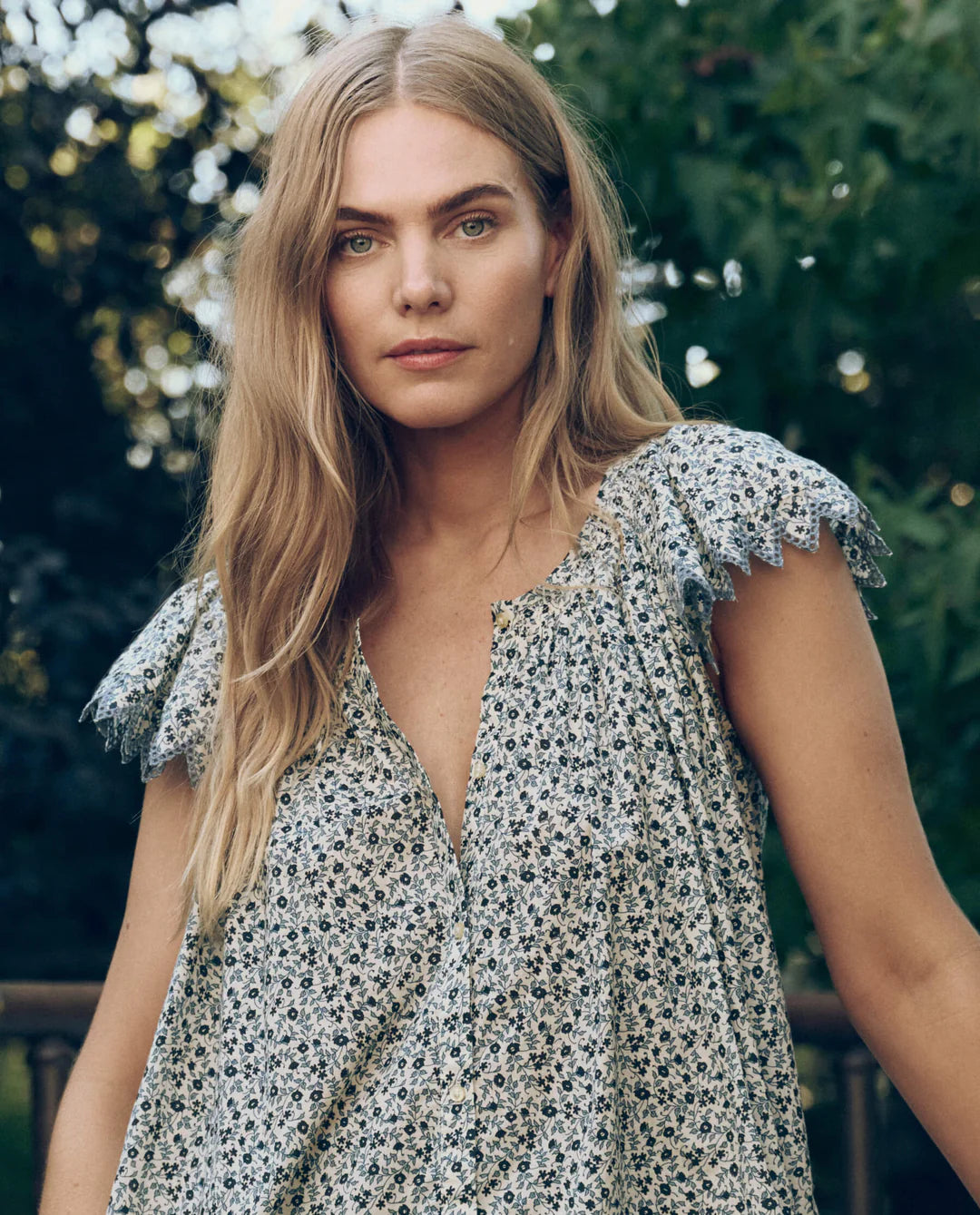 The Flutter Sleeve Sleep Top