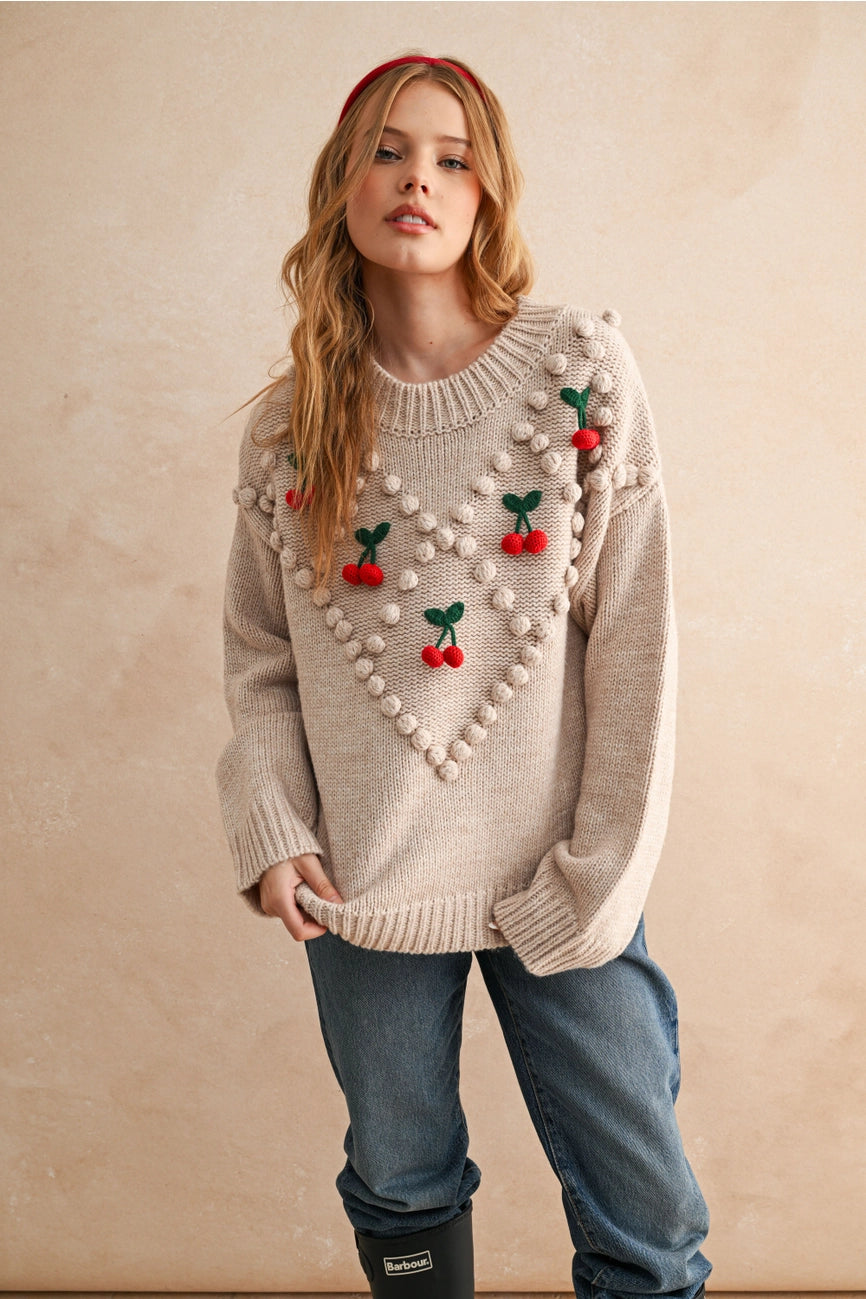 Sweet Cherry Sweater