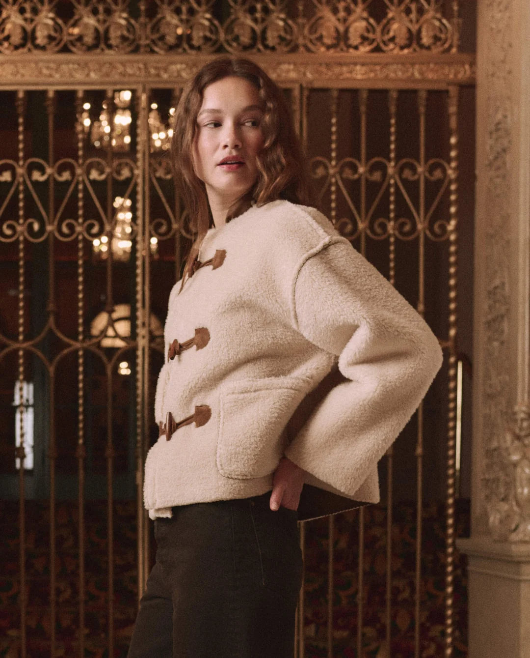 The Woodside Toggle Coat.