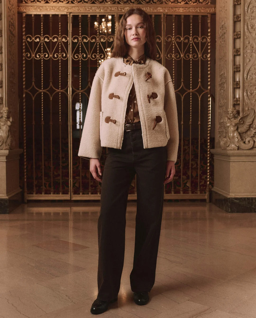 The Woodside Toggle Coat.