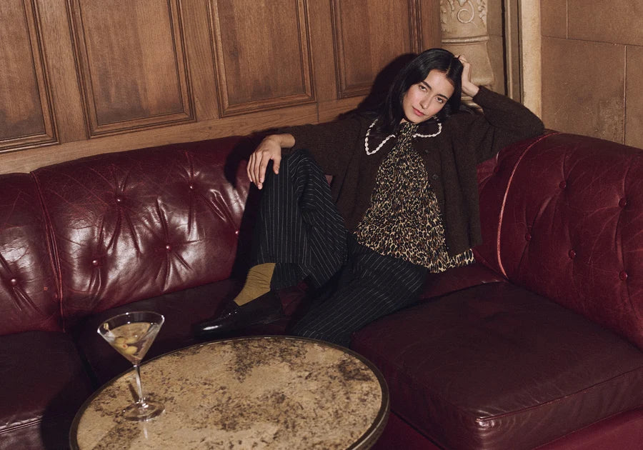 The Crochet Collar Cardigan.