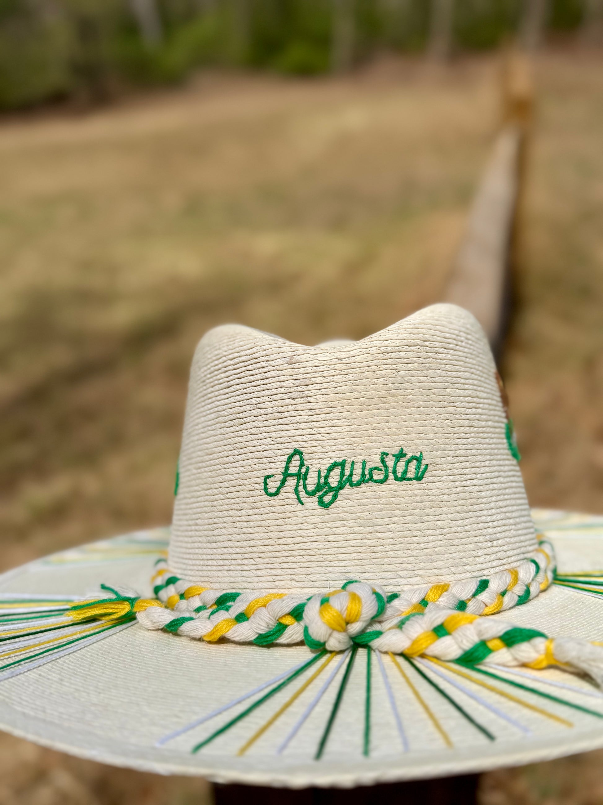 Hole in One Green Palm Hat