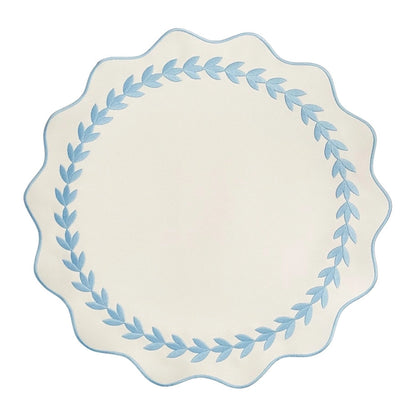 Blue & White Ivy Placemats