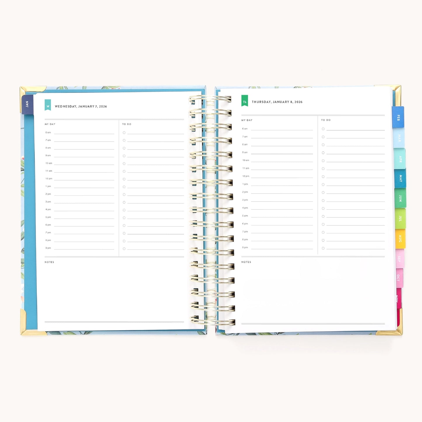 Emily Ley 2026 Faraway Land Spiral Daily Simplified Planner