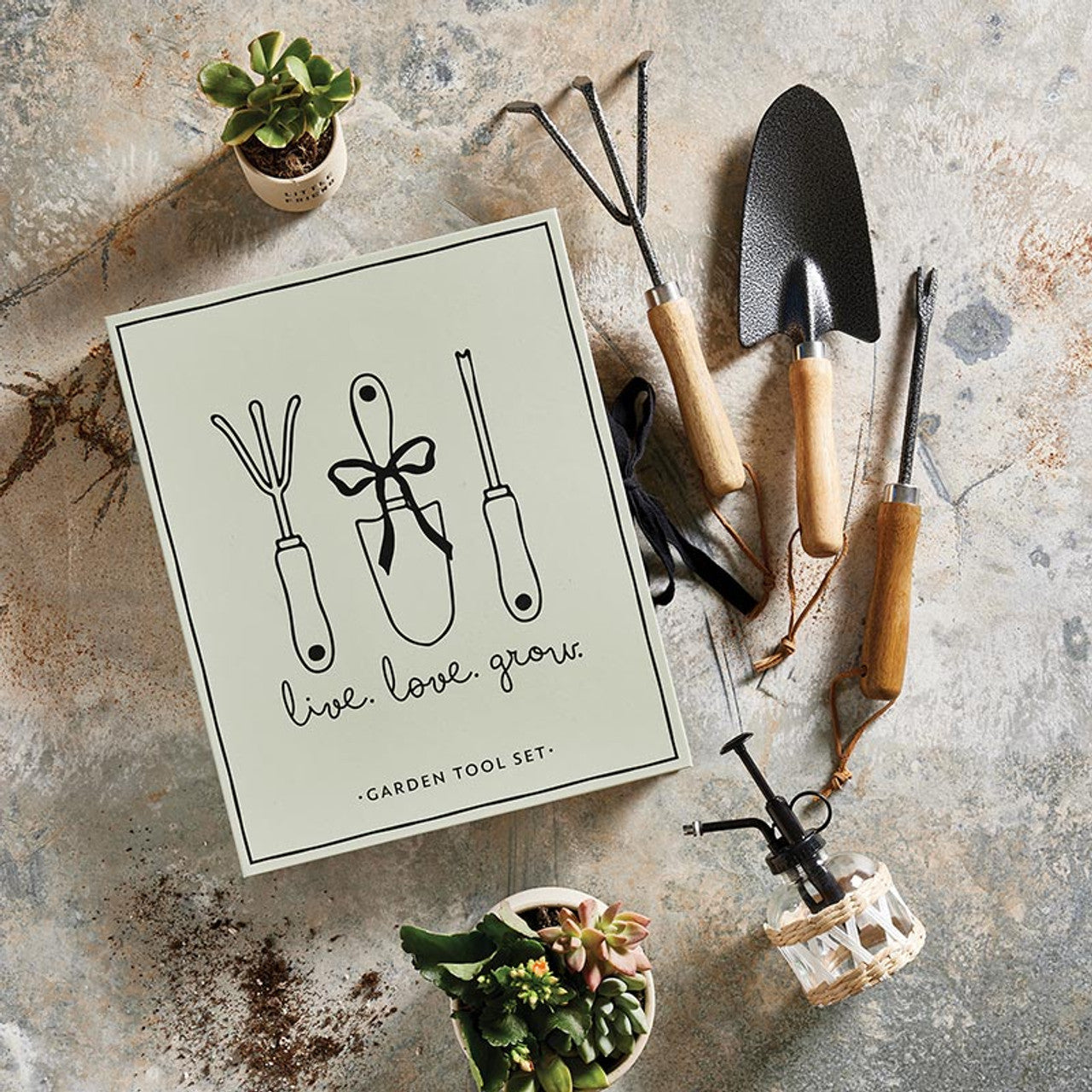 Live Love Grow Garden Tool Set Giftbox