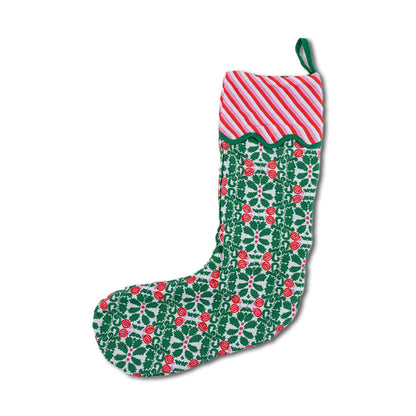Pomegranate Embroidered Christmas Stocking