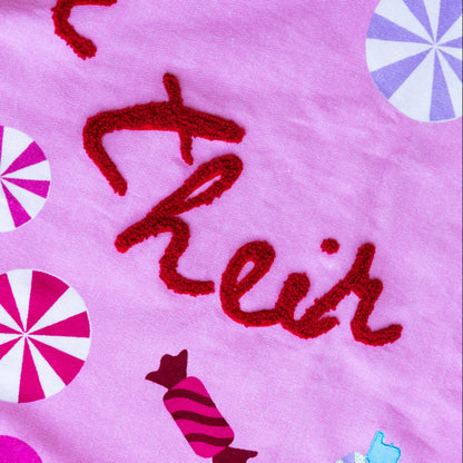 Sugarplums Embroidered Christmas Tree Skirt