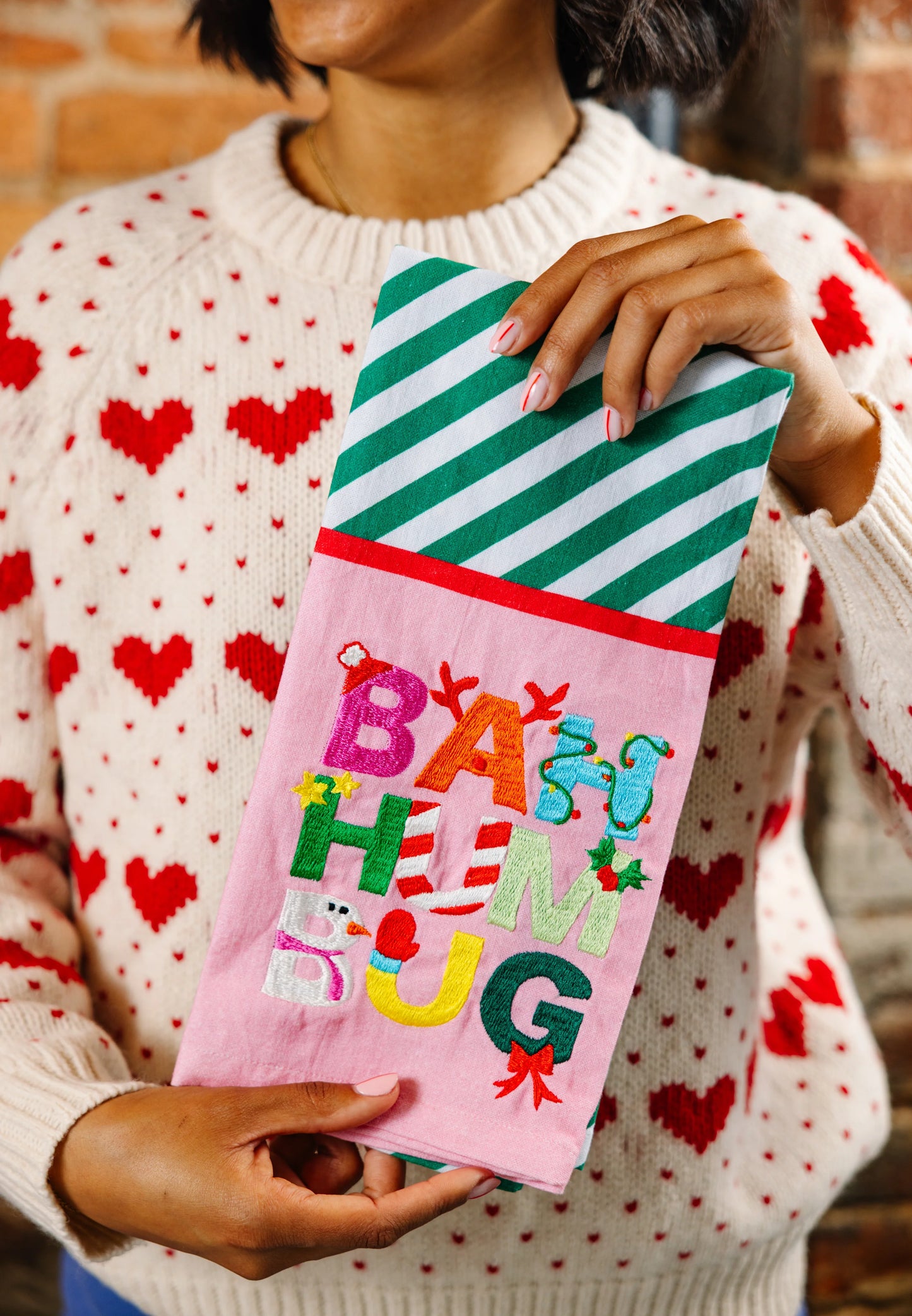 BAH HUMBUG Dish Towel