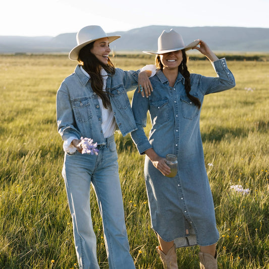 Annie Pearl Snap Shirtdress