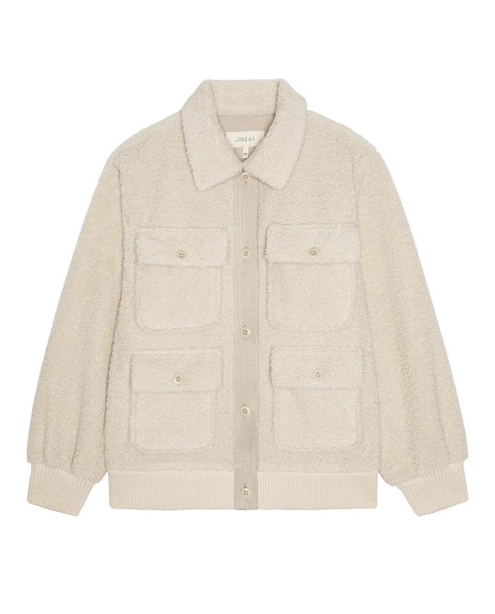 The Patch Pocket Plush Jacket.