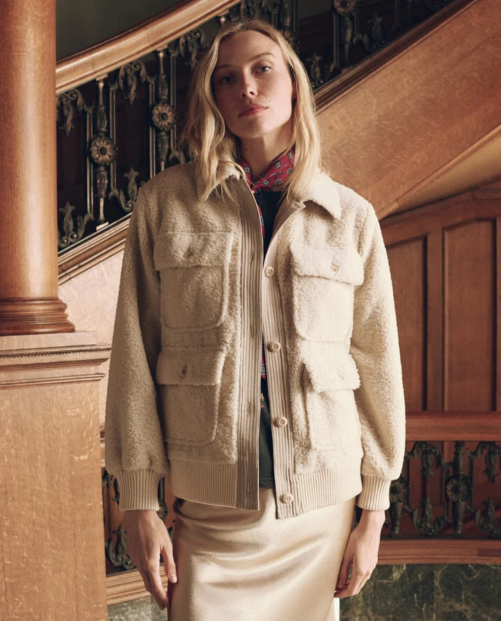 The Patch Pocket Plush Jacket.