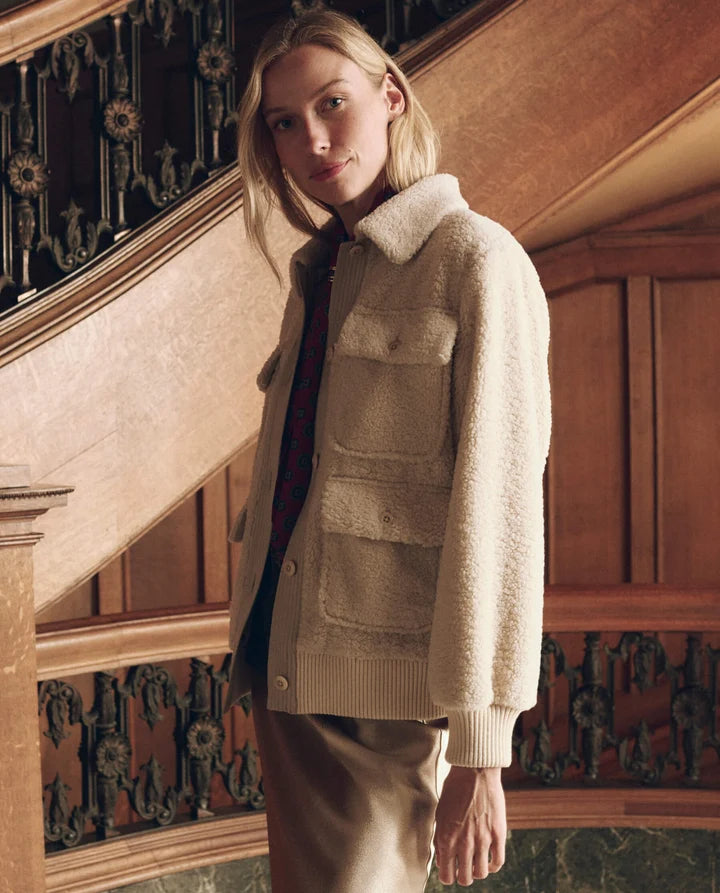 The Patch Pocket Plush Jacket.