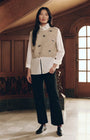 The Embellished Sweater Vest. In Fawn