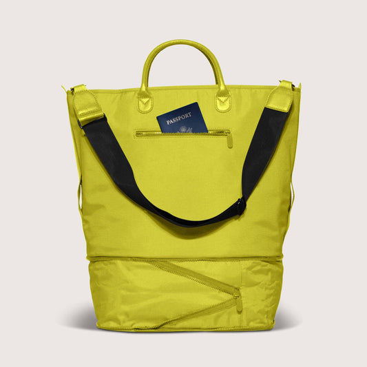 The Expandable Tote By Cincha In Citron