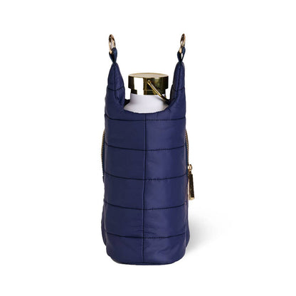 Navy Blue Matte HydroBag™ with Navy/Gold Strap