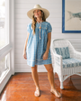 Blue Bay Gingham Penny Dress