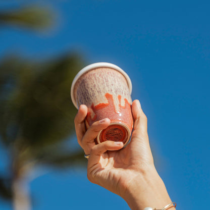 Jupiter Ceramic 12 Oz. Travel Mug with Lid & Sleeve