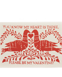Card Be My Valentine