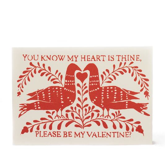 Card Be My Valentine
