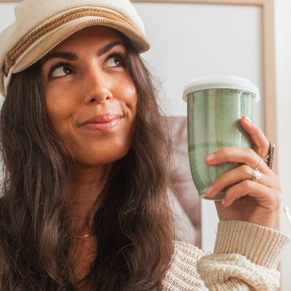 Emerald 12oz Ceramic Travel Mug