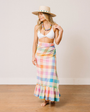 Rainbow Plaid Vienna Sarong