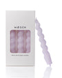 MÆGEN Spiral Taper Candles - White Lilac