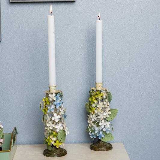 Dainty Hydrangea Candle Holder