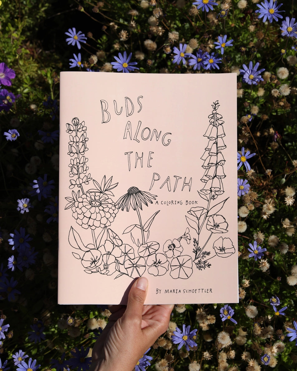 Buds Along the Path Coloring Book