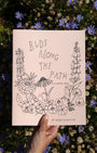 Buds Along the Path Coloring Book