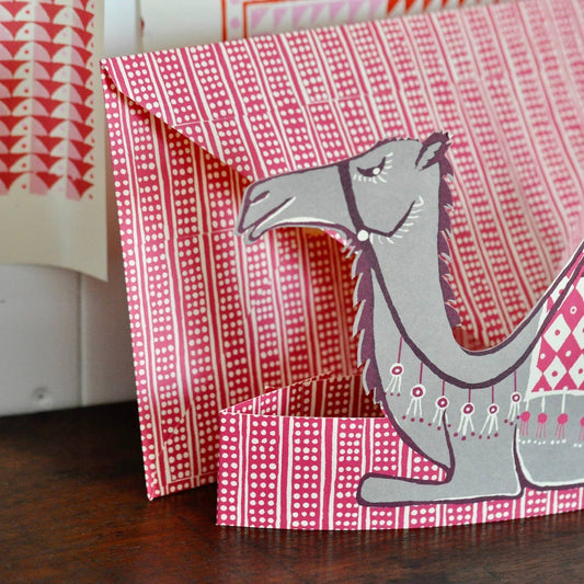 Giant Mantelpiece Menagerie Card: The Camel