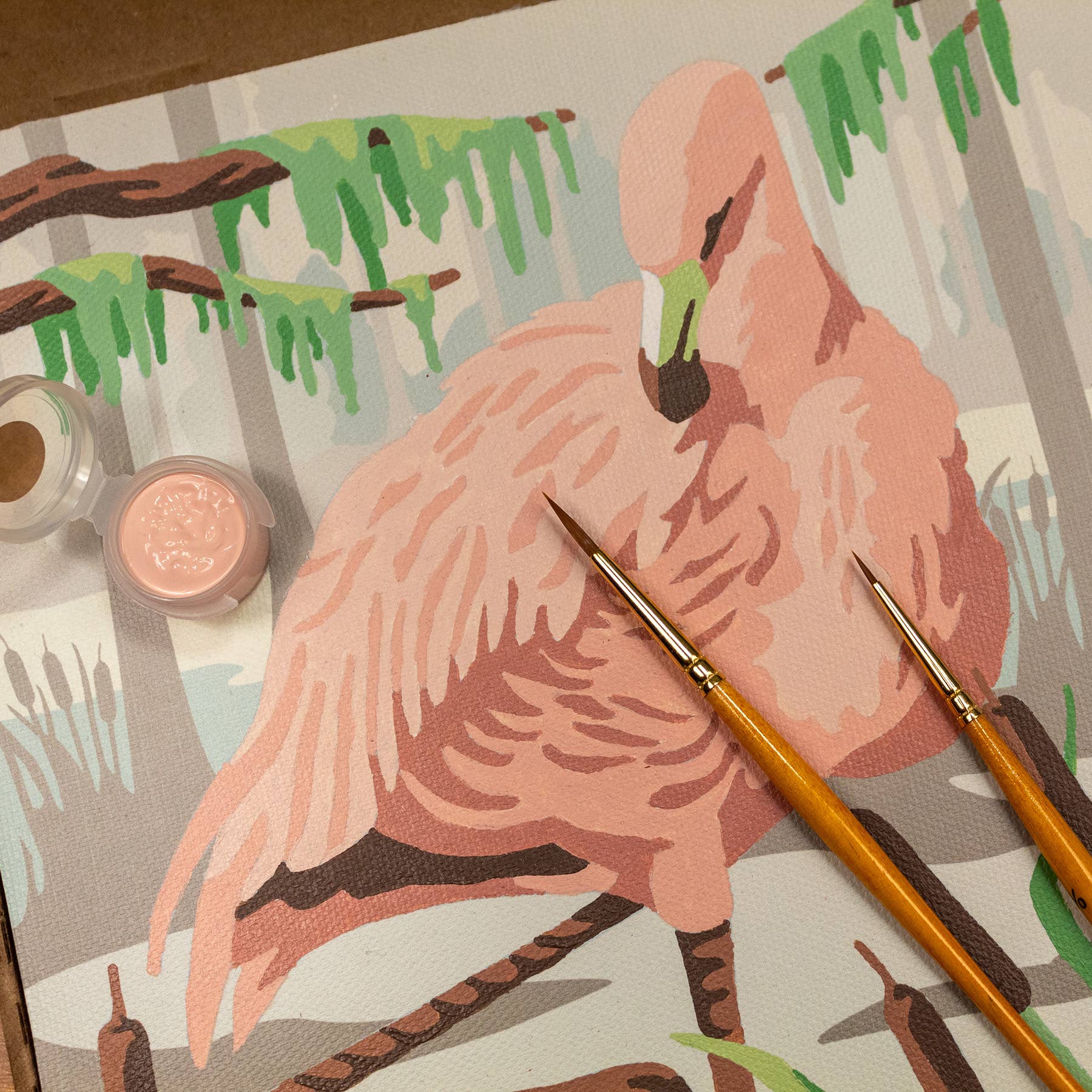 Flamingo Paint-by-Number Kit