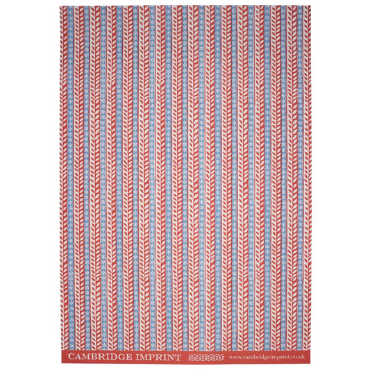 Merry Christmas Red and Blue Wrapping Paper
