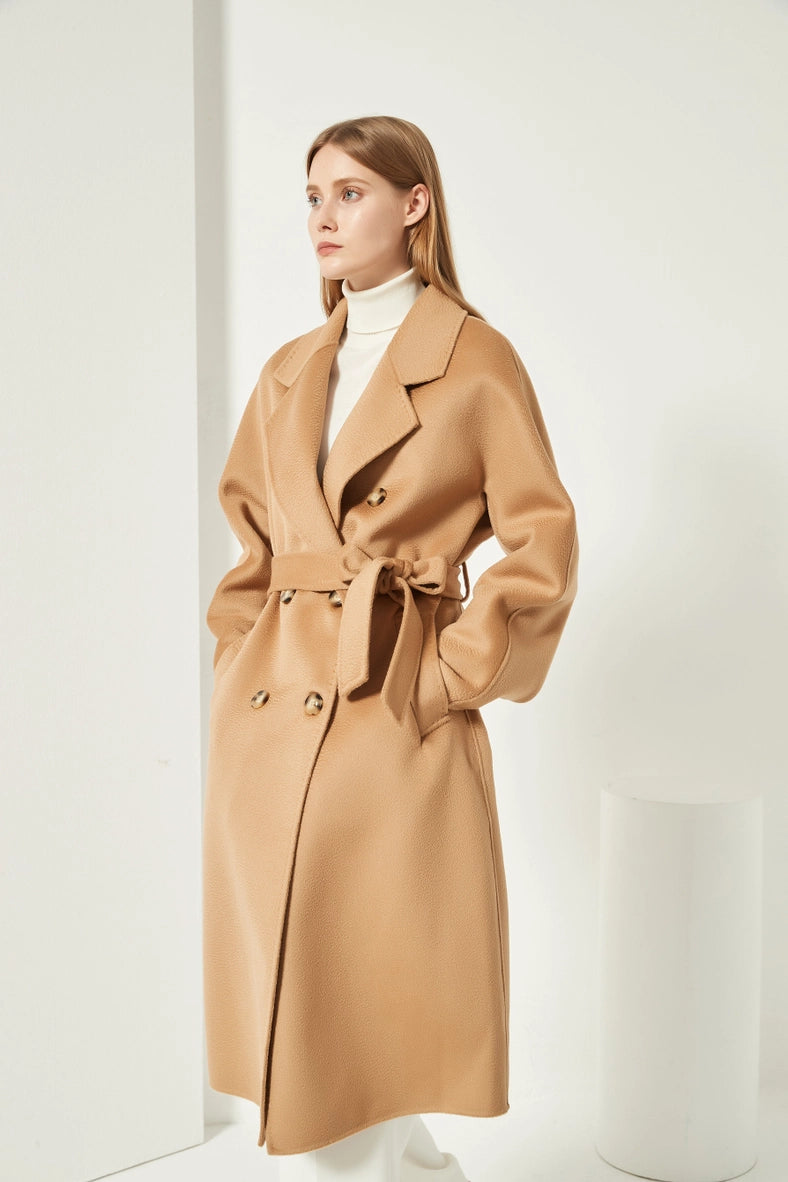 Double Breasted Cashmere Coat
