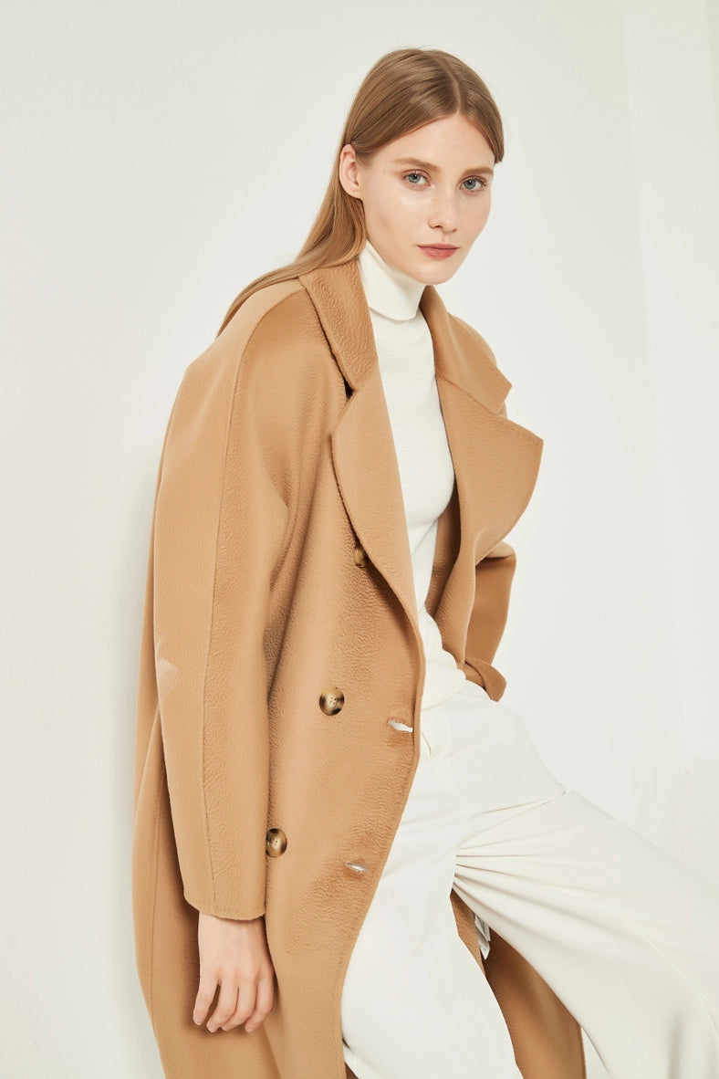 Double Breasted Cashmere Coat