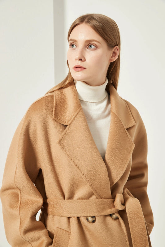 Double Breasted Cashmere Coat