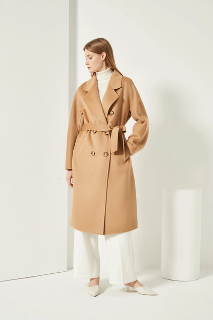 Double Breasted Cashmere Coat