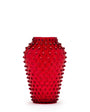Holly Berries Hobnail Vase