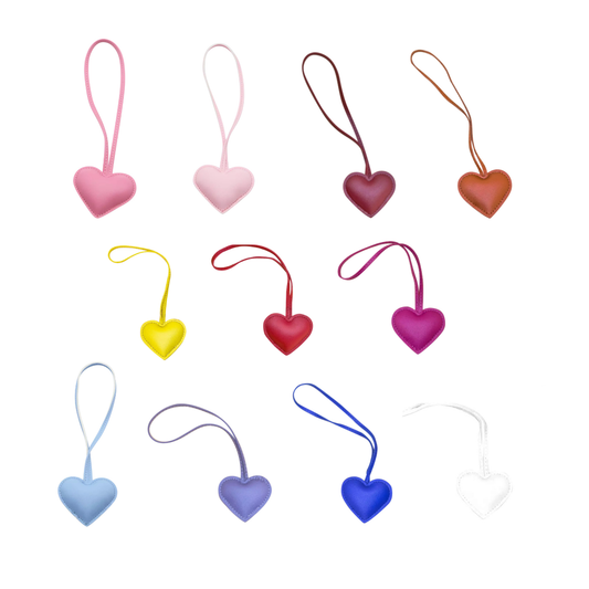 Heart Bag Charms