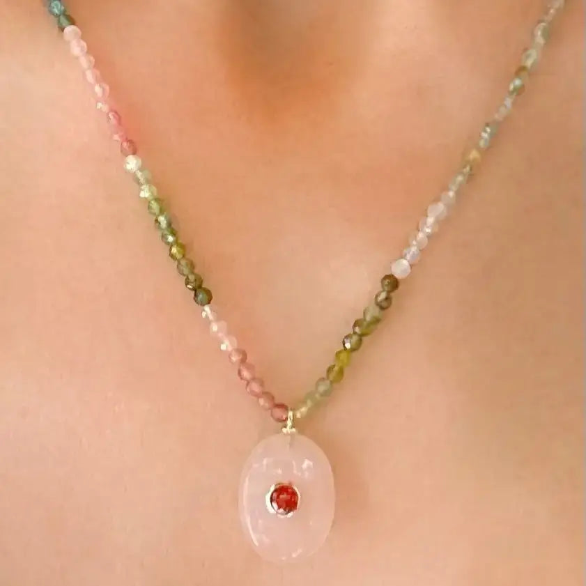 Aquamarine & Larimar Beaded Choker