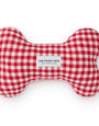 Red Gingham Dog Squeaky Toy