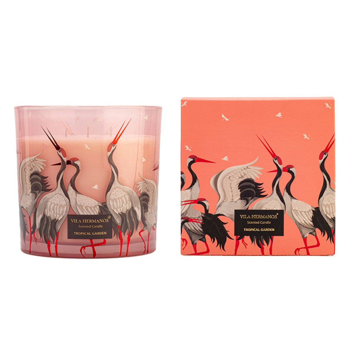 Jungletopia Flamingo Pink Candle - Medium