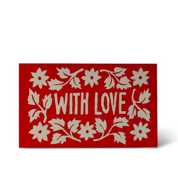 “With Love” Leaves and Stars Gift Cards